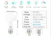 WiFi 스마트 전구 B22 RGB 램프 15W 110V 220V Dimmable Bulbs App 음성 제어 Alexa Google Home과 호환됩니다.
