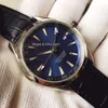 Nieuwe Aqua Terra 150m blauwe wijzerplaat 231 13 39 21 03 001 Miyota 8125 Automatische heren Watch Steel Case Blue Leather Strap Gents Horloges HEL271S