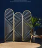 Openwork Screen Nordic Light luxury Room Dividers folding mobile porch wall screens simple modern office
