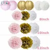 Its A Girl Baby Shower Banner Paper Pom And Honeycomb Balls Rain Curtain For Wedding Birthday Party Decoration Adult Q1906064595252