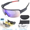 Outdoor Eyewear Cycling Sports Glasses Fashion Cycling Sunglasses Tactical Changeable Sunglass with 2 / 5 Lens NO02-311