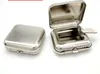 DHL Stainless Steel Square Pocket Ashtray metal Ash Tray Pocket Ashtrays With Lids Portable Ashtray Smoking Accessories mw4285965