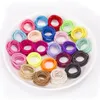 500pcs / lot حجم 3cm hairbands مرونة للفتيات أزياء الصمغ scrunchie كيد لملحقات الشعر العصابات الشعر مرونة