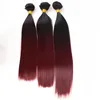 New Fashion 3 пучков для волос уток 1BGray 99J Высокая температура для волос для волос для полной головы 3458370