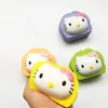 Squishy Toy Perzik Cat Corn Squishs Slow Rise 10 cm 11 cm 12 cm 15cm zachte knijp leuke mobiele telefoon riem gift stress kinderen speelgoed