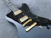 Rabatt RD 2023 Blackrd E-Gitarre mit 6 Saiten und 2 Golden Hardwares-Tonabnehmern mit Mahagoni-Korpus und Palisander-Griffbrett