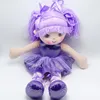 3 colors cute Girls rag dolls 40cm dancing girl style stuffed soft plush figures dolls kids gifts B117436072