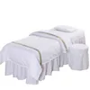 4pcs High Quality Beauty Salon Bedding Sets Massage Spa Thick Bed Linens Sheets Bedspread Striped Pillowcase Duvet Cover Set4046252