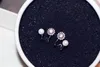 grote merkstijl ins modeontwerper oorbellen super glinsterende diamanten zirkoonkristal zonnebloem parel oorbellen vrouw336R