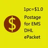 Affrancatura per DHL EMS China post epacket e borse scarpe Link di pagamento e merci supplementari