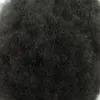 Afro Curly Toupee Pełna koronkowe ludzkie włosy mężczyźni System wymiany 8x10 Natural Black Curly Men Wig9960110