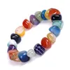 Irregularidade AGATE BRACELE DE PEDRA NATURA MULHERES MULHERES MENS PULHES PARA CHARM DE PRIMEIRA DE HIP HIP JOWE