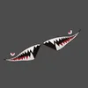 2pcspair DIY Shark Mouth Tooth Tould PVC ملصق سيارة بارد شارات مقاومة للماء ملصقات زخرفة القارب الآلي 4575345