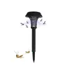 Lawn Lamps UV LED Solar Powered Outdoor Yard Garden Lawn Anti Mosquito Insect Pest Bug Zapper Killer Trapping Lantern Lamp Light with spike