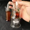 El vidrio al por mayor de la cachimba de Apple bongs los accesorios de cristal del tubo de humo de la cachimba