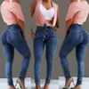 Women Jeans Plus Size Casual high waist summer Autumn Pant Slim Skinny Stretch Denim Trousers Pants LJJA2865