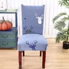 38 Designs Spandex Chair Covers Removable Chair Cover Stretch Dining Seat Covers Elastic Slipcover Christmas Banquet Wedding Decor