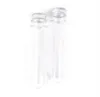 Dostawy laboratoryjne 40 ml Transparent Maska Test Pet Salt Tube z czapką aluminiową, 40cc, Przezroczyste plastikowe kosmetyczne