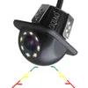 Ziqiao Car View Camera Camera Universale Backup Parcheggio Telecamera 8 LED Night Vision