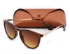 High Quality Fashion Sunglasses Men Women Brand Designer Sun Glasses Gradient Lenses uv400 Eyewear With Brown Cases and Boxes270M