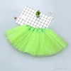 10 colori di alta qualità caramelle color bambini con gonna abiti da ballo morbido abito da ballo da balletto abiti da pettiskirt 10pcslot t2i3684396213