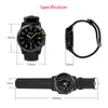 H1 GPS Smart Watch BT 4.0 WiFi Smart Wristwatch IP68 Wodoodporna 1.39 "OLED MTK6572 3G LTE Urządzenia do noszenia Bransoletka do iPhone android IOS