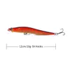 NEWUP 5 pz 12 cm 10g Qualità Minnow Pescaria Fishing Lure 3D Eye Bass Topwater Esca dura wobblers crankbait Per attrezzatura da pesca