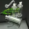 Mini long snuff bottle with filter cartridge Glass bongs Oil Burner Glass Water Pipe Oil Rigs Smoking Rigs Free