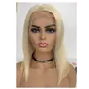 Malaysian 13*4 Lace Front Wigs Bob 613 Color Blonde Straight 13 By 4 Lace Frontal Bob Wigs With Baby Hair 100% Human Hair 10-16inch Straight