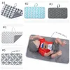 Nappy Changing Mat Waterdichte Babyvloer Matten Wasbare Nappy Pads Pasgeboren Play Mats Baby Care Wave Bloem 5 Designs DHWW3406