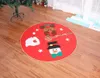 Kerstdecoraties Kwaliteit Tree rok Rood niet-geweven geschenken Jaarscènes met Santa Claus Snowman Elk1