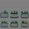 3D Cartoon Cactus Fluorescencyjny On-off Dwuosobowy Switch Naklejki Dzieci Luminous Światła Przełącznik Outlet Naklejki Ścienne Pokój Dekoracja Domowa