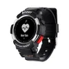F6 Smart Watch IP68 Bracciale intelligente Bracciale Smart Bluetooth Monitoraggio della frequenza cardiaca Dynamic Frequenza Smart Wrist Owatch per Android ios iPhone Phone W285B