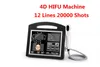 プロの3D 4D Hifu Machine 20000ショット高輝度集中超音波皮膚の締め付けのSMASの顔本体を縮めるしわの取り外しを薄くする