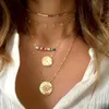 collane con ciondolo braccialetto con ciondolo arcobaleno ghiacciato per donna designer di lusso gioielli con collana in oro con ciondoli di diamanti colorati bling