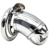 Latest Design Super Small Male Stainless Steel Cock Penis Cage and Anti-off Cock Ring Chastity Belt Device Cock ring Sex toys BDSM