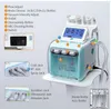 携帯6 in 1 Hydro Peel Microdermabrasion HydraフェイシャルヒドラルディープクリーニングRFフェイスリフトスキン締め付けスパ美機用家庭用