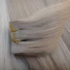 nastro superiore in estensioni dei capelli trama della pelle colori capelli remy biondi 20 pz / borse Capelli lisci biadesivi spedizione gratuita