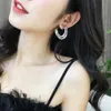 Trendy mode metalen elegante hoepel oorbel vrouw 2020 nieuwe vintage goud zilver goedkope Koreaanse verklaring oorbellen accessoires Brincos