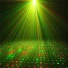 AUCD KTV Mini Remote Red Green Laser Stage Light Stative Party DJ Home Christmas Party Portable Projector Lighting OI100U