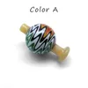 2019 US Couleur Perruque Wag Verre Bubble Carb Cap Avec 28mm OD Boule De Verre Carb Caps Pour Quartz Banger Nails Verre Tuyaux D'eau