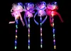 Party Light-up Magic Wand Glow Stick Witch Wizard Clear Heart Shape Led Wands Rave Toy Idéal pour les anniversaires Princesse Dress Up Props Favors