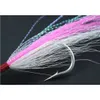 Bucktail Teasers Amo da pesca Tappi per la pesca in acqua salata Esche Teaser Tail Fluke Rig Ganci super resistenti 10 pezzi Borsa9039582