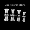 13 Kind Styles Glassadapter Male Female Foges 10mm-14mm, 14mm-12mm, 18mm-12mm Glass Adapter Converter för glasbongs vattenledningar