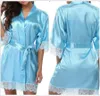 Красное сексуальное кружевное платье для одежды для одежды Pamas Summer Nightdress с коротким рукавом с коротким рукавом шелковая одежда для женщин со сномя