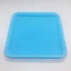 Square Colorful Mini Plastic Display Storage Tray Grinder Plate PreRoll Rolling Handroller Machine Tool Herb Tobacco Cigarette Sm4890697