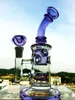 8 polegada de vidro dab rig roxo heady dab rigs de vidro inebriante fab ovo buraco inebriante de vidro com roxo 14mm tigela