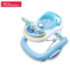 Hot Selling Folding Baby Walkers with Music and Toy Tray, Anti-rollover Baby Rocking Horse, Multi-function Baby Car