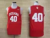 NCAA College Indiana Hoosiers 4 Victor Oladipo Maillots Hommes Basketball 11 Isiah Thomas 40 Cody Zeller Maillots Équipe Rouge Extérieur Blanc