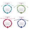 6mm Natural Stone Braided Rope Handmade Friendship Strands Beaded Druzy Charm Bracelets For Women Girl Jewelry